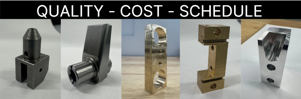 Quality Cost Schedule  Examples of One Hit prismatic components