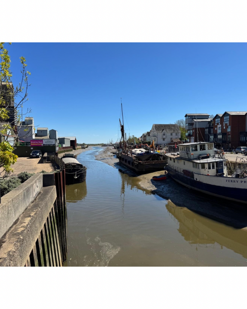 From the bridge at Fullbridge, looking down towards Hythe Quay
