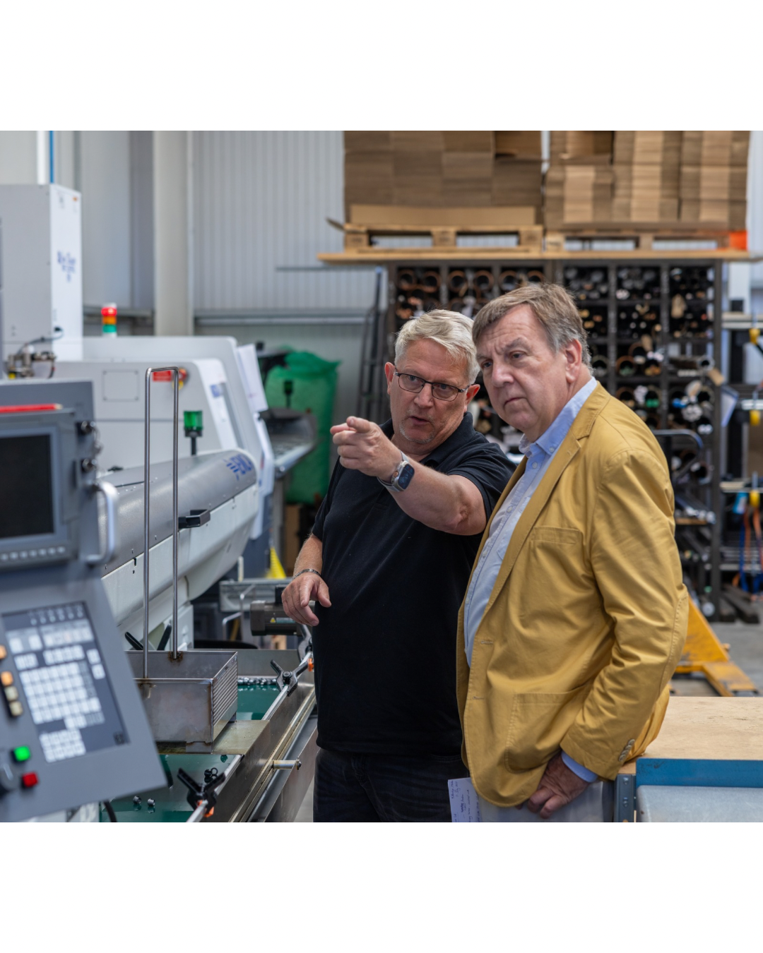 John Cable and Sir John Whittingdale OBE at a recent C&M Precision Ltd factory visit
Citizen Machinery at C&M Precision Ltd